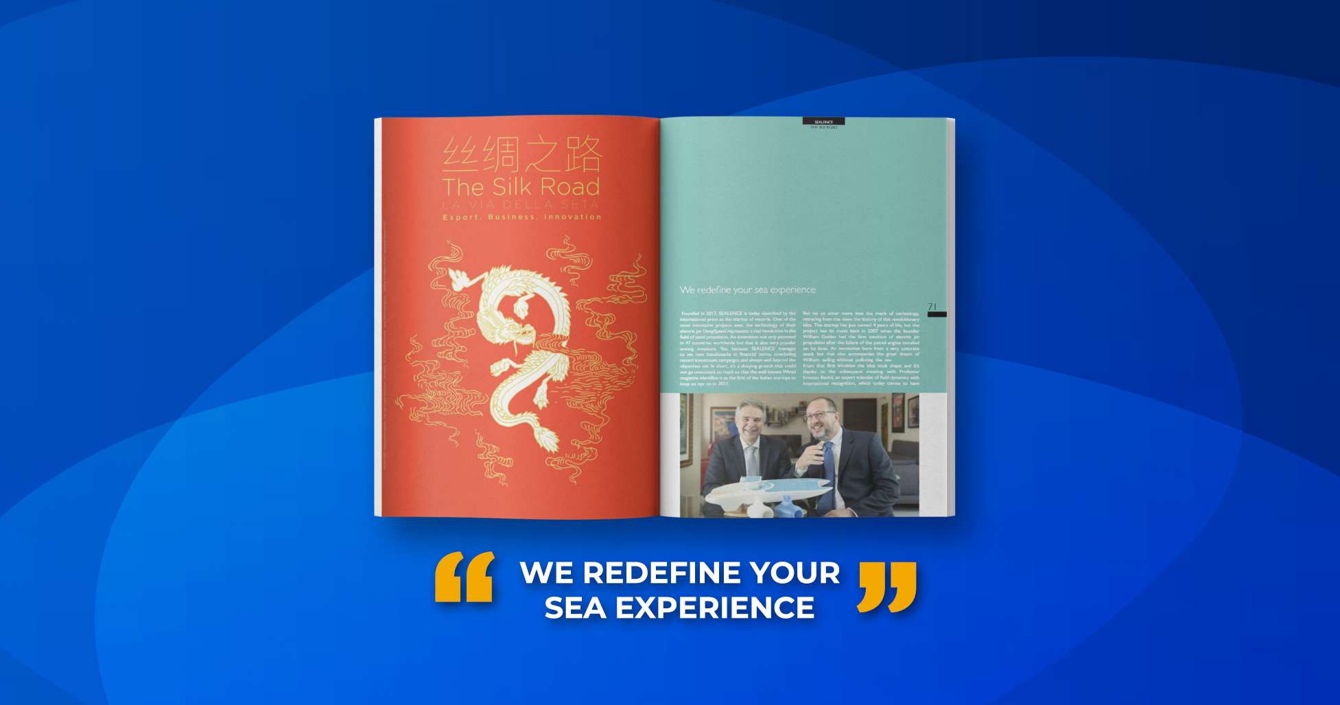 We redefine your sea experience